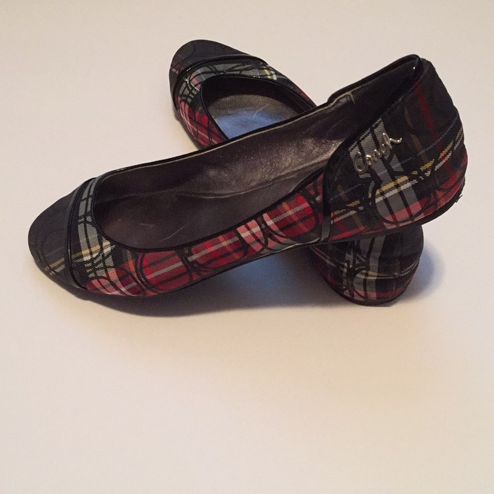 Coach Tartan Plaid Shoes